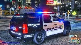 Playing GTA 5 As A POLICE OFFICER Gang Unit Patrol🔥🔥🔥||  GTA 5 Lspdfr Mod|  4K