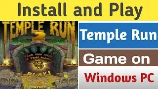 How Install Temple Run 2 Android Game on Windows PC