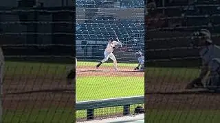 Diamondbacks Prospect Jack Hurley Double (Side View and Slow-Mo)