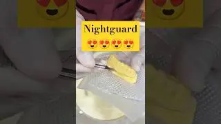 Complete process of making Nightguard 😍 #shorts #dentist