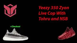 YEEZY ZYON LIVE COP WITH TOHRU AND NIKE SHOE BOT