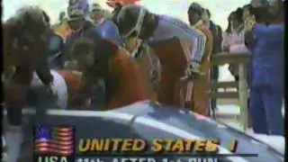 1984 Winter Olympics - Four-man Bobsled Run 2 Part 1