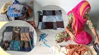Old jeans pant reuse badsheet || amezing badsheet idea || पुरानी जींस की बैडशीट कैसे बनाएं 