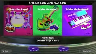 Drums vs. Guitar vs. Keyboard Splatcast