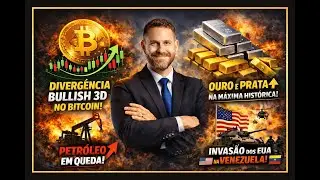 🚀 BITCOIN ON-CHAIN! 📈 | 🥇Ouro & Prata na M&aacute;xima Hist&oacute;rica |🛢 Tens&atilde;o Macro EUA x Venezuela 🌍🔥