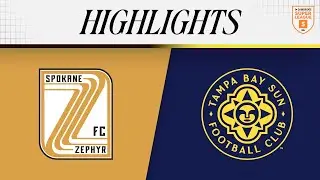 11.09.2025 | Spokane Zephyr FC vs. Tampa Bay Sun FC - Game Highlights