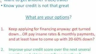 Semi Truck Financing Bad Credit - Solution For Bad Credit in Commercial Trucking Industry