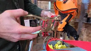 US Cargo Control Ratchet Straps   2 Inch x 27 Foot Ratchet Strap Review, SERIOUS Strapping Power