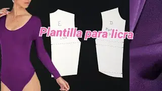 Plantillas para licra | Talle básico reducido