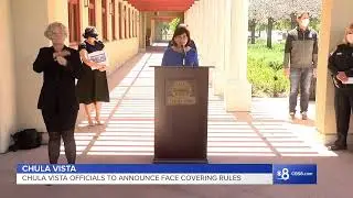 Chula Vista officials announce new face covering rules
