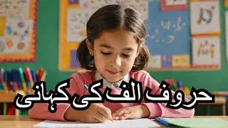 الف |   الف کی کہانی | Urdu Haroof-e-Tahajji |   SM-Educate Kids Corner