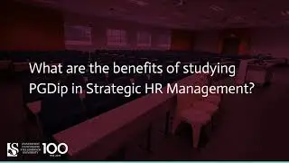 Department of Industrial Psychology: New Postgraduate Diploma: Strategic Human Resource Management