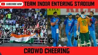 At Guwahati Team INDIA Players Entering The Stadium and Crowd is Cheering #indvssa #guwahati
