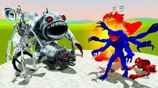 ZOONOMALY FAMILY VS POPPY PLAYTIME MONSTERS in garry’s mod