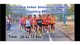 All India Inter University Mens Cross Country MDU Rohtak #crosscountry #mdurohtak #race #viral #new 