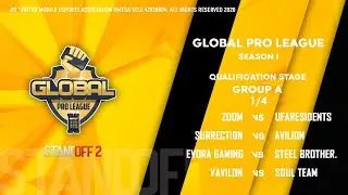 GLOBAL PRO LEAGUE. 1/4 QUALIFICATION STAGE. GROUP A.