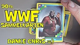 Ein BLICK in meine KINDHEIT - 90er WWF Sammelkarten