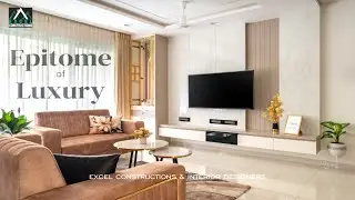 Epitome of Luxury I 3BHK Interior Design in Pune | Paranjape Broadway, Wakad |  Pastel-Themed Home