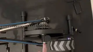 Indoor cycling setup with wahoo kickr core