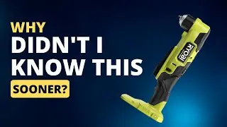 RYOBI ONE+ HP 18V Compact 3/8 in. Right Angle Drill - The tool you never knew you needed!