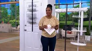 Tidy & Co. Customizable Metal Over the Door Organizer on QVC