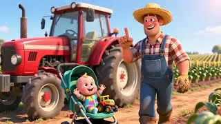 Beep Beep Tractor 🚜 | Fun Tractor Song for Kids | Sing Along