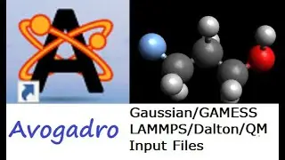 Оптимизация структуры Авогадро и генерация входных данных / Gaussian / LAMMPS / Dalton / GAMESS /...