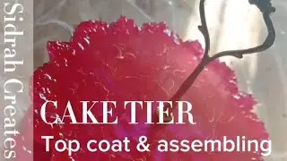 Two tier resin cake stand | Top coat & assembling process video