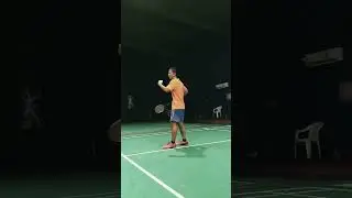 long service badminton #badminton #bulutangkis #latihanbadminton