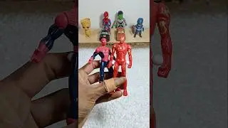hunting toys Spiderman vs Ironman