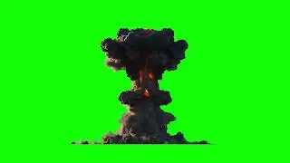 Atomic Bomb (Green Screen) - Chroma Key Effect