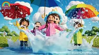 School Time Fun! Kids Running to School | Morning Adventure | 3D Cartoon Animation | kids poem