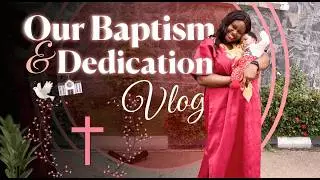 THIS IS WHY CATHOLICS BAPTISM INFANT?? || WE DEDICATED HER TO GOD🥰 #vlog #godmother #baptism