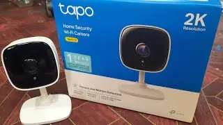 Tapo C110 3MP Wifi CCTV Security Camera 2K Resolution Unboxing