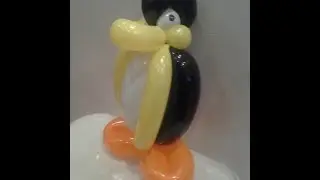 How to make a penguin balloon tutorial
