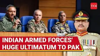 Indian Armed Forces Warn Pak Against Future War: 'Ahead Of You In Cat-And-Mouse Game' | FULL PRESSER