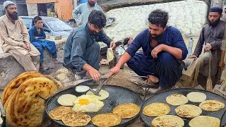 Hardworking Man Making Desi Breakfast | Pakistani Village Life & Morning Routine