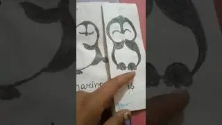 wall hanging posters #penguin #cutie #paitings #drawing #youtubeshorts #youtube #drawing #art