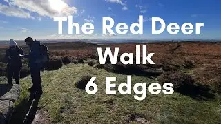 Derbyshire Dales Red Deer Walk With Backpacks and Bruises