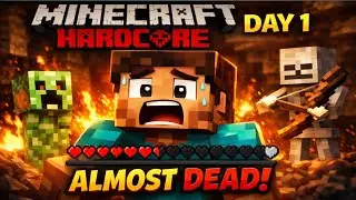 I Almost Died in Minecraft Hardcore 😱
