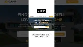 Figma Hero Section with Auto Image Slider | Real Estate UI. #Figma #FigmaDesign #imageslider