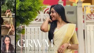 GRWM FOR ONAM CELEBRATION ✨💄#shorts #viral #onam #grwm #fyp #viral 