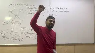 Power of a point with respect to a circle, circle, IIT JEE by Abhishek sir