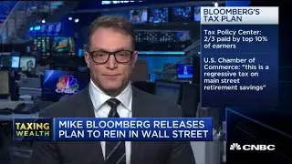 Mike Bloomberg proposes tax on all stock, bond and derivative trades