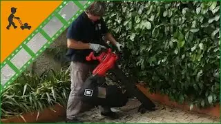 Einhell GC-EL 3000 E leaf blower and garden vacuum - 3000 W power - Customer's operating video