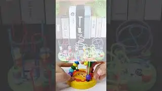 [MK901] Mainan alur kawat kecil / Mini Round Beads Wire Maze Matching game