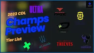 CDL Champs Tier List|Rating Teams on Performance for the Ultimate Showdown in Vegas|Champs Tier List