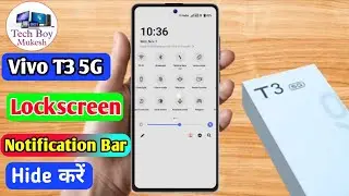 vivo t3 5g lock screen notification panel hide, vivo t3 5g notification bar off