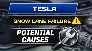 Сбой в работе системы распознавания полосы движения автопилота Tesla на снегу &ndash; что может быть пр...