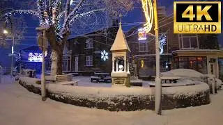 Snow Walk 🌨️ A Beautiful Snowy English Village Burley In Wharfedale West Yorkshire Snowfall UK 🇬🇧☃️